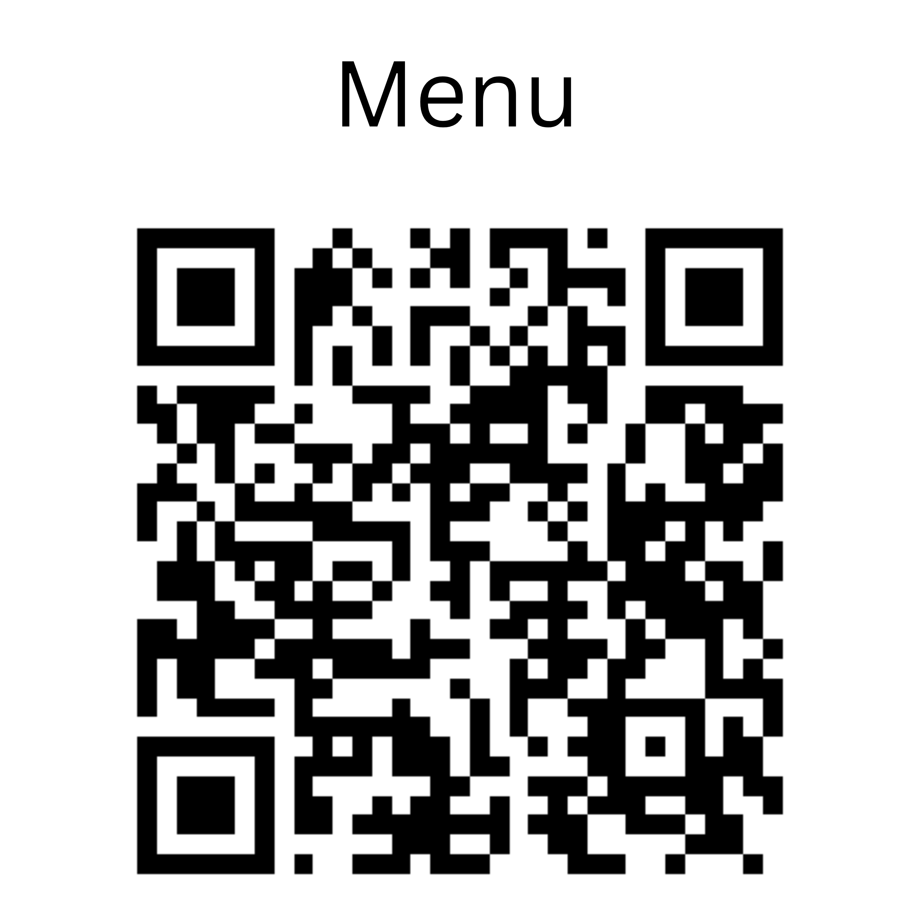 Menu QR Code