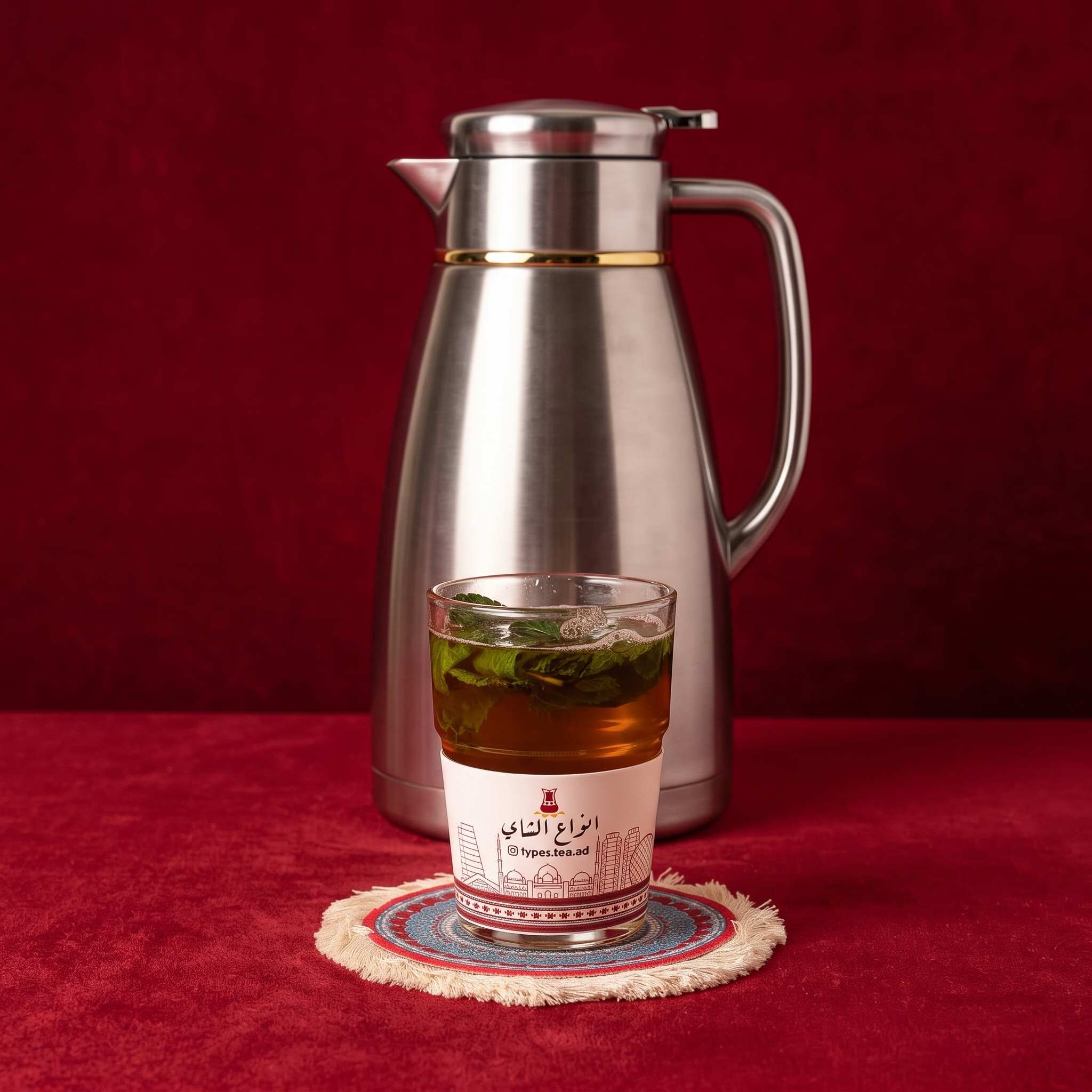 Maghrebi Mint Tea 1L Vacuum Flask