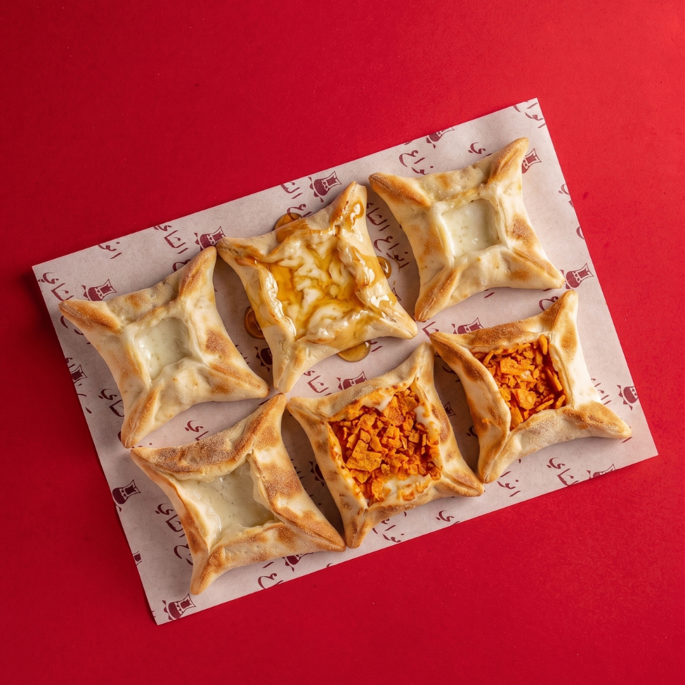 Fatayer (2 Cheese , 2 Cheese honey And 2 Cheese Chips Oman)
